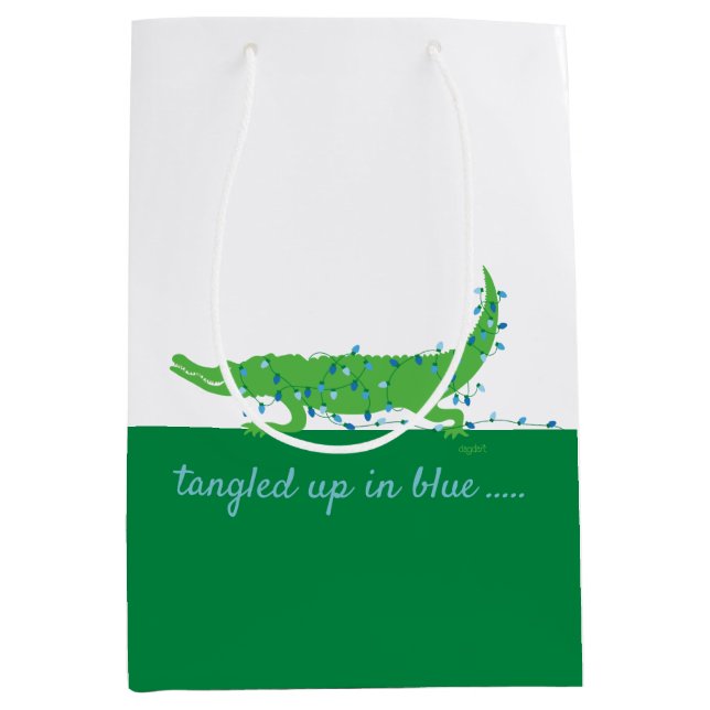 Gator Blues Medium Glossy Gift Bag (Framsidan)