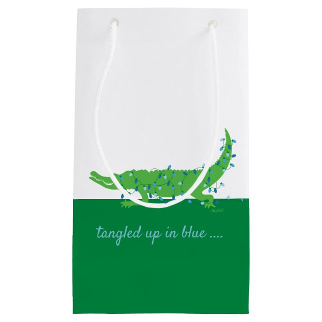 Gator Blues Small Glossy Gift Bag (Framsidan)