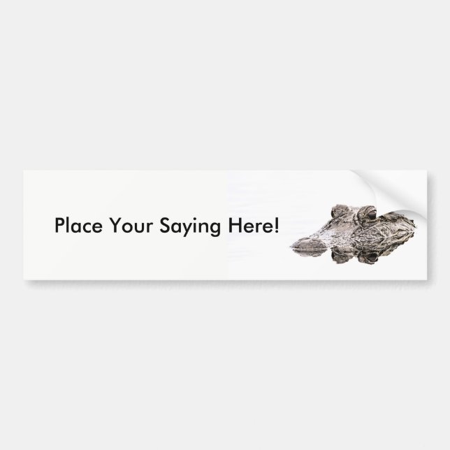 Gator Bumper Sticker Bildekal (Framsidan)