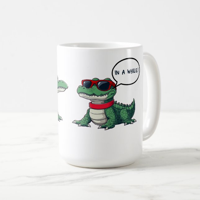 "Gator & Croc Pals" Kaffemugg (Framsida höger)