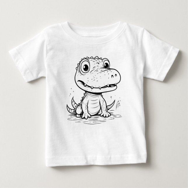 Gator färg själv t shirt (Framsida)