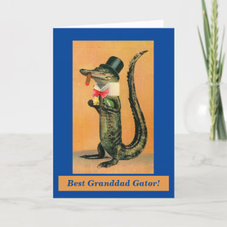Gator Fars dag Card Kort