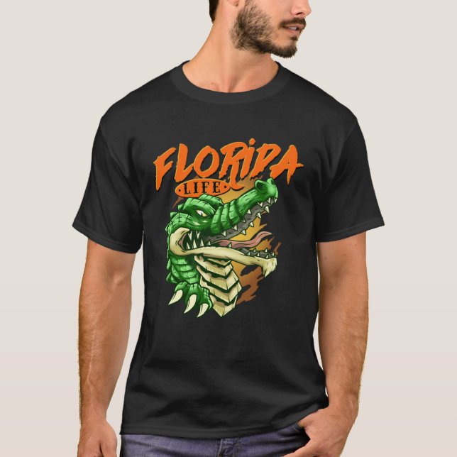 Gator Florida Life V2 T Shirt (Framsida)