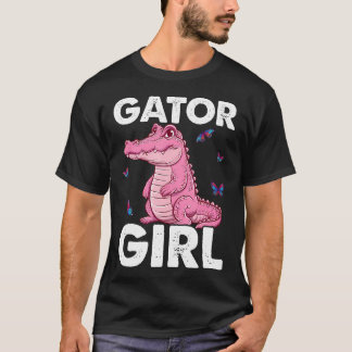 Gator Girl - Alligator Krokodil Zoo Djur T Shirt