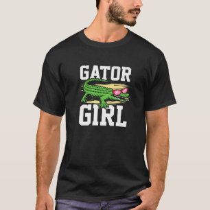 Gator Girl för manar Women Crokodile T Shirt