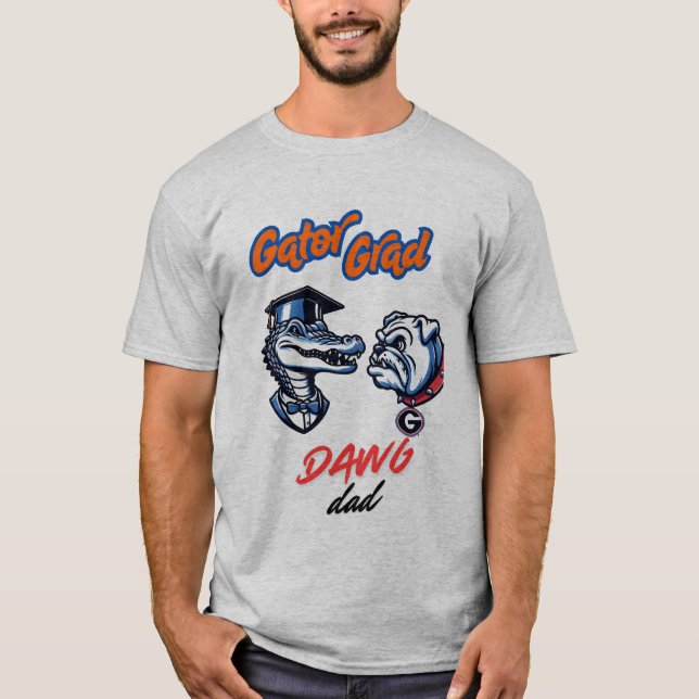 Gator Grad och Dawg Pappa T Shirt (Framsida)