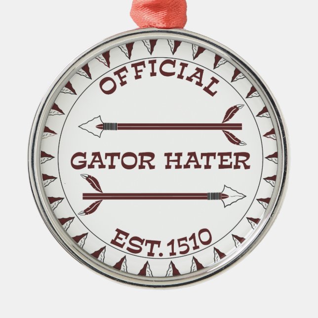 Gator-Hater-est-garnet.gif Julgransprydnad Metall (Framsidan)