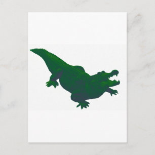 GATOR I GRÖNT VYKORT