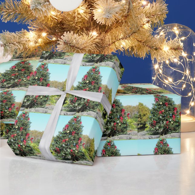 Gator Julgran Wrapping Papper Roll Presentpapper (Helgdagar)