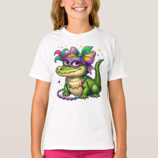 Gator Mardi Gras, Mardi Gras Alligator T Shirt