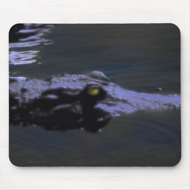 Gator Night Mousepad Musmatta (Framsidan)