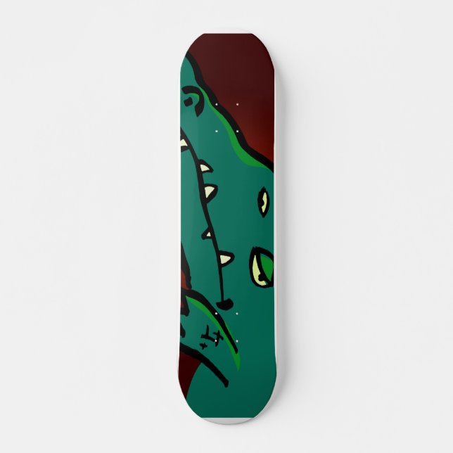 Gator (oldschool) skateboard bräda 19,5 cm (Framsida)