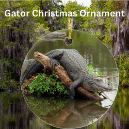 Gator Ornament