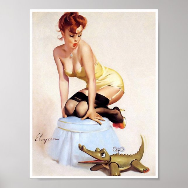 Gator Pin Up Poster (Framsidan)