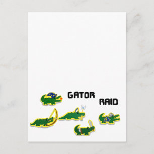 Gator Raid Vykort