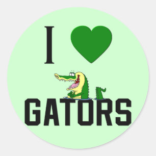 Gator Runt Klistermärke