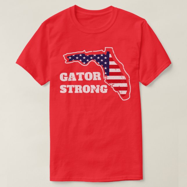 Gator Strong Florida State Gator T Shirt (Design framsida)