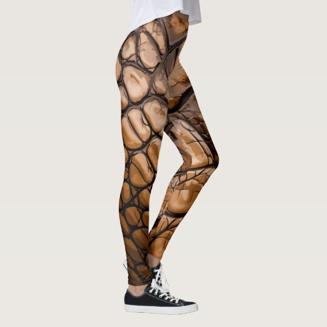 Gator Struktur Leggings (Höger)