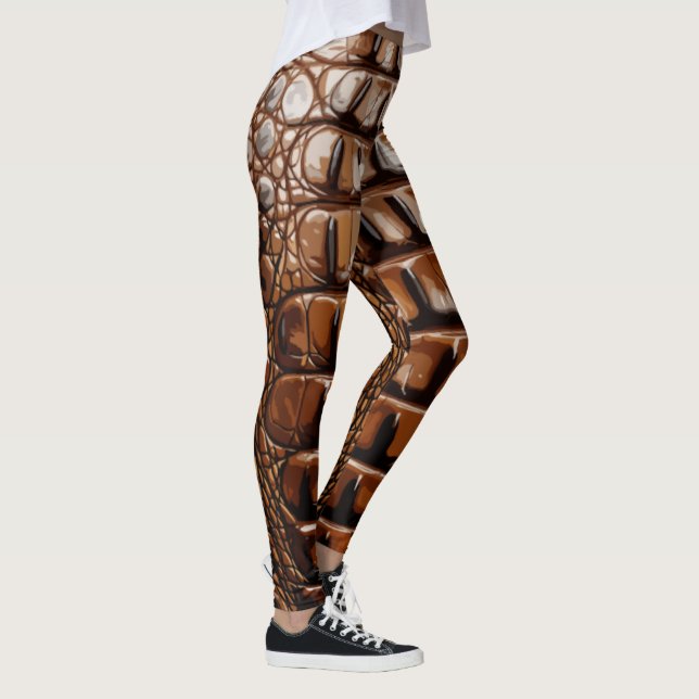 Gator Struktur Leggings (Höger)