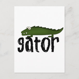 Gator T-skjortor och presenter Vykort