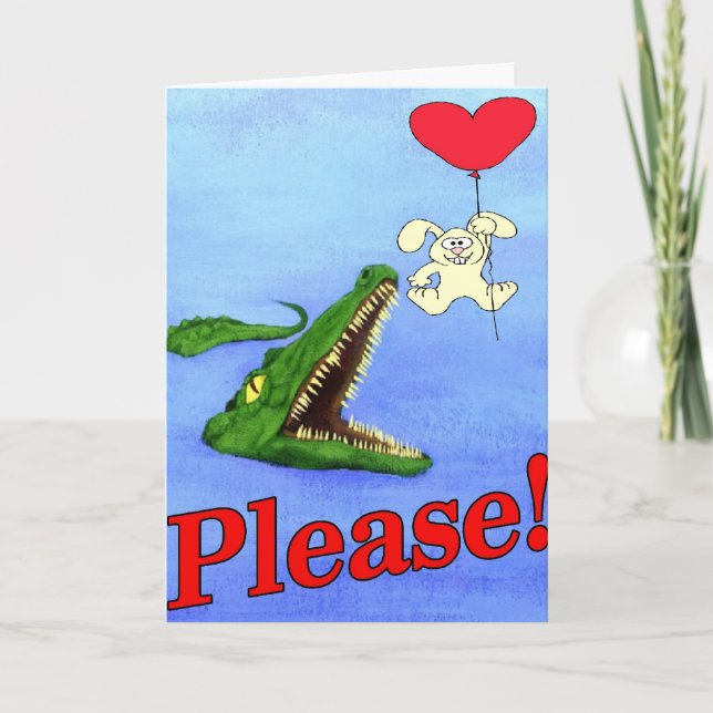 Gator Valentine Helgkort (Framsida)