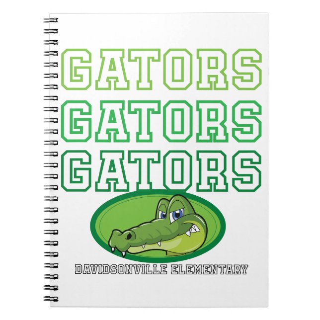Gators Gators - bärbar dator Anteckningsbok (Framsidan)