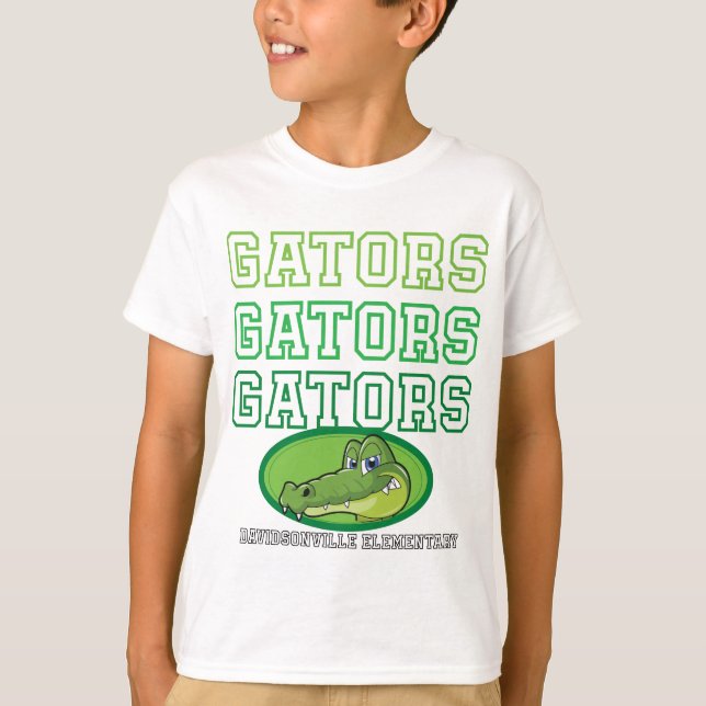 Gators Gators!  T Shirt (Framsida)