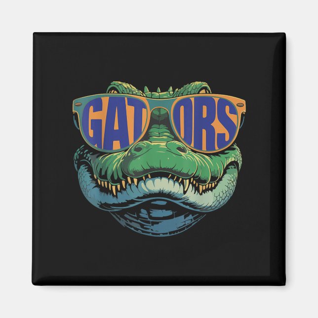 Gators Namn Retro Apparel För manar Women Kid Boy  Magnet (Framsidan)