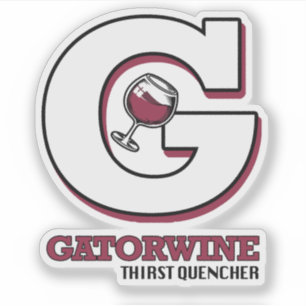 Gatorwine Funny Gift Klistermärken