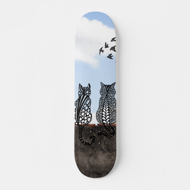 Gatos - Realidade Surreal Mini Skateboard Bräda 18,5 Cm (Framsida)