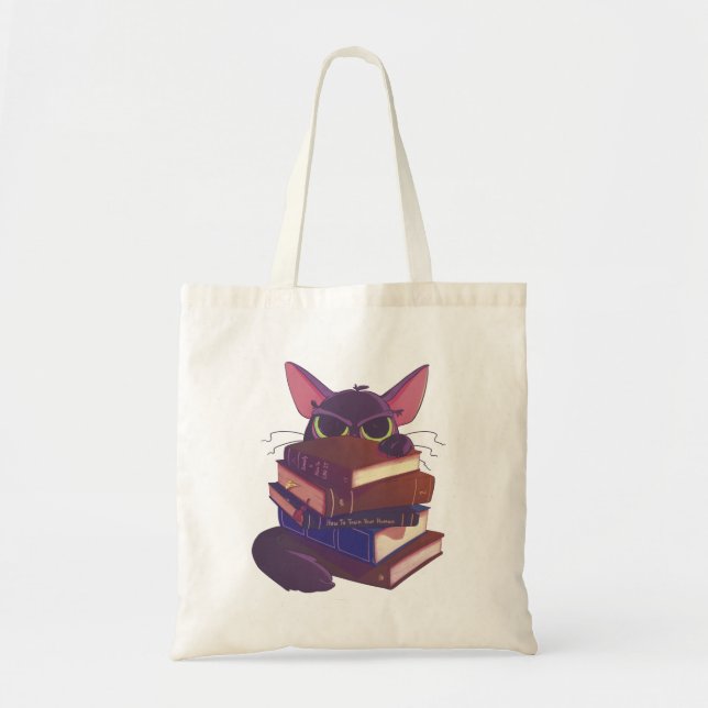 Gatos y Libros Bolsa Tygkasse (Framsidan)