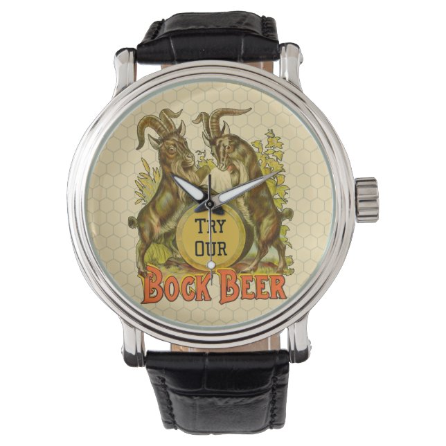 Gats Bock Beer Advertising Armbandsur (Framsida)