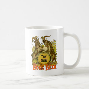 Gats Bock Beer Advertising Kaffemugg