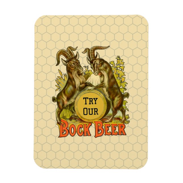 Gats Bock Beer Advertising Magnet (Vertikal)