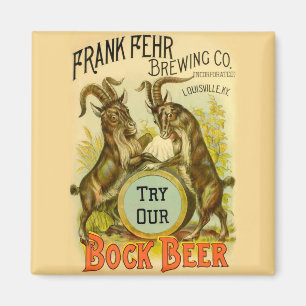 Gats Bock Beer Advertising Magnet