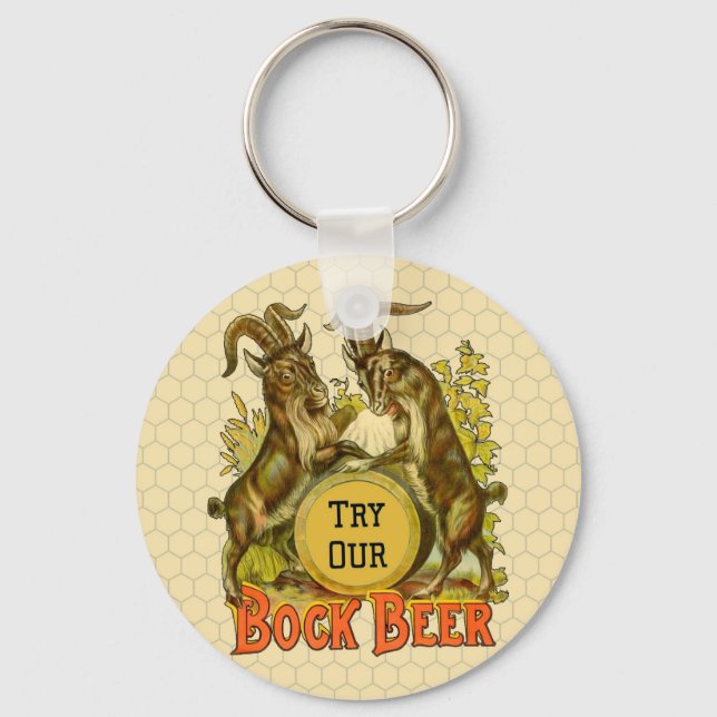 Gats Bock Beer Advertising Nyckelring (Framsida)