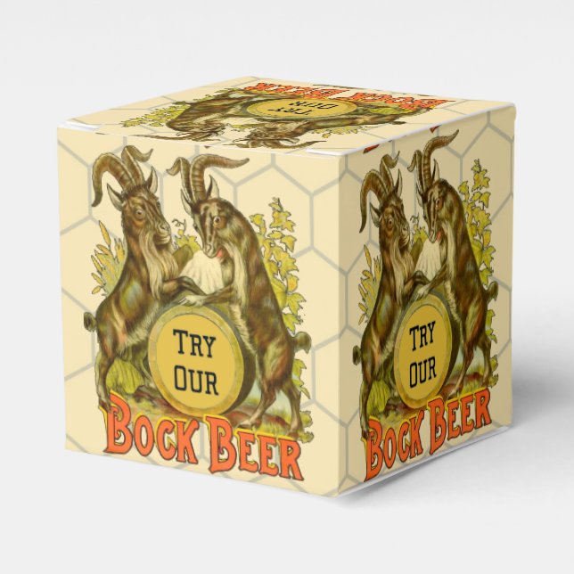 Gats Bock Beer Advertising Presentaskar (Framsidan Sidan)