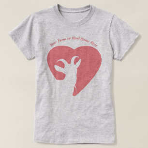 GATS   Getter Heart Silhouette Byt Färg T Shirt