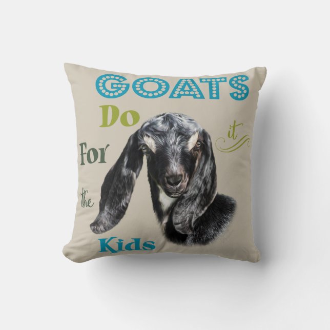GATS | Gör det för Kids GetYerGoat™ Kudde (Framsida)
