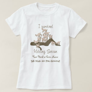 GATS Jag Överlevt kalendersäsongen av GetYerGoat Tee Shirt
