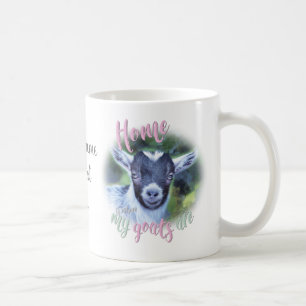 GATS   Pygmy Home är där mina getter är Kaffemugg