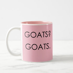 GATS STEN av totaltGoatally™ Två-Tonad Mugg