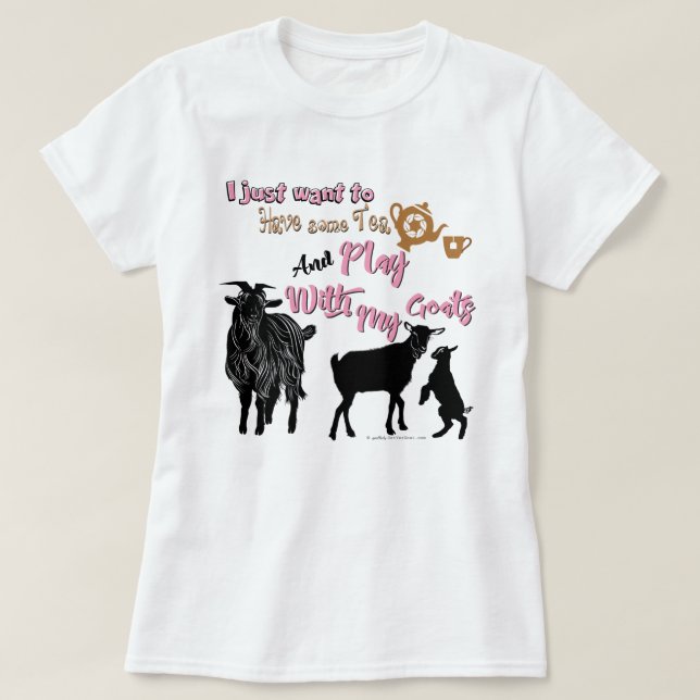GATS | Vill ha lite tea & Play med getter T Shirt (Design framsida)