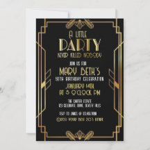 Gatsby, Art Deco, mordgåta, Soireer