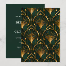 Gatsby Bröllop Save the Date-kort