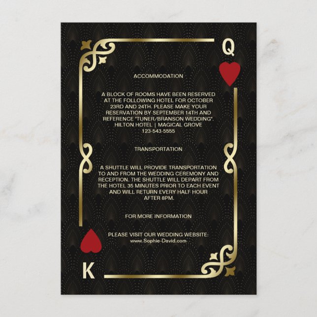 Gatsby Casino Las Vegas Poker-inkvartering Tilläggskort (Framsida)