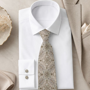 gatsby glamor 1920s beige rhinestone blommigt snör slips