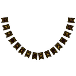 Gatsby Guld 2020's Bröllop Vimplar