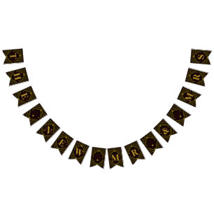 Gatsby Guld 2020's Bröllop Vimplar