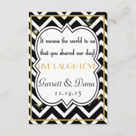 Gatsby Guld Bröllop Suite Tack Party Bord Inbjudningar